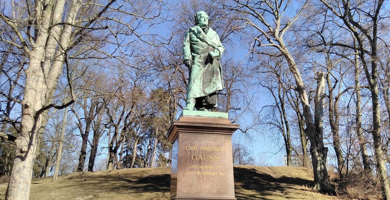 La estatua de Gauss en Brunswick
