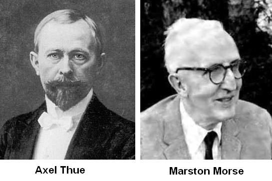Axel Thue y Marston Morse Axel Thue y Marston Morse