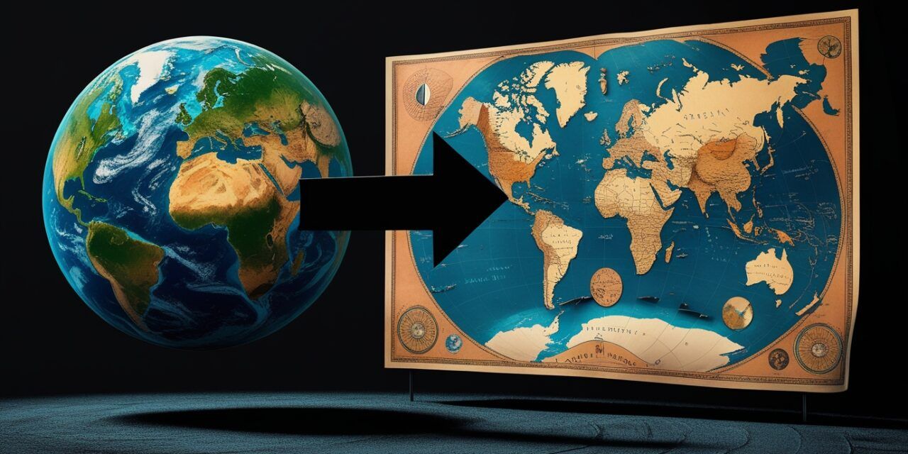 Todos (sí, TODOS) los mapas planos de la Tierra están mal